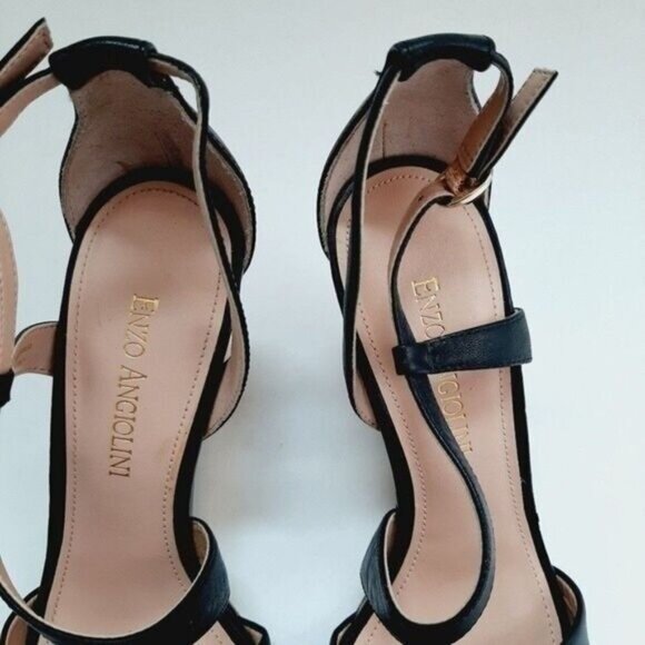 ENZO ANGIOLINI Womens Vanida Wedge Gold Cork Sz 6.5 - Picture 8 of 10